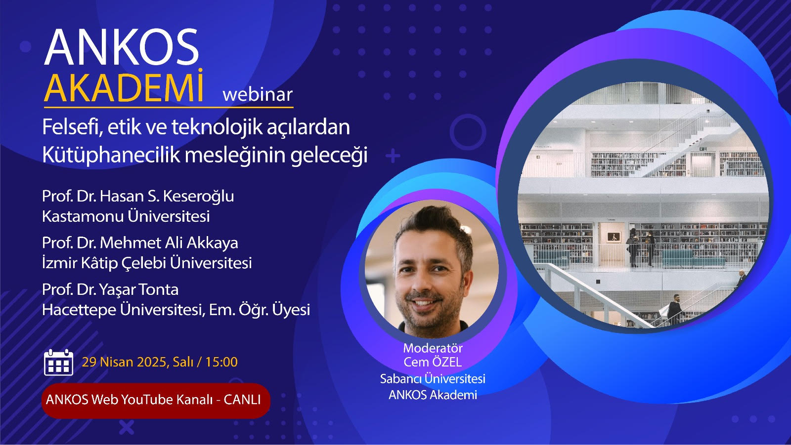 Prof. Dr. Hasan S. Keseroğlu ANKOS Akademi Webinarına Konuşmacı Olarak Katıldı