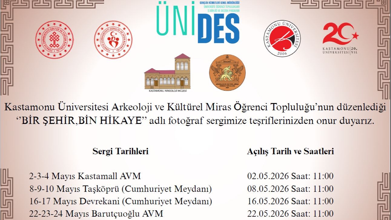 ARKÜMİT, ÜNİDES 6. Dönem Projesi “Bir Şehir, Bin Hikaye” Fotoğraf Sergilerine Davetlisiniz