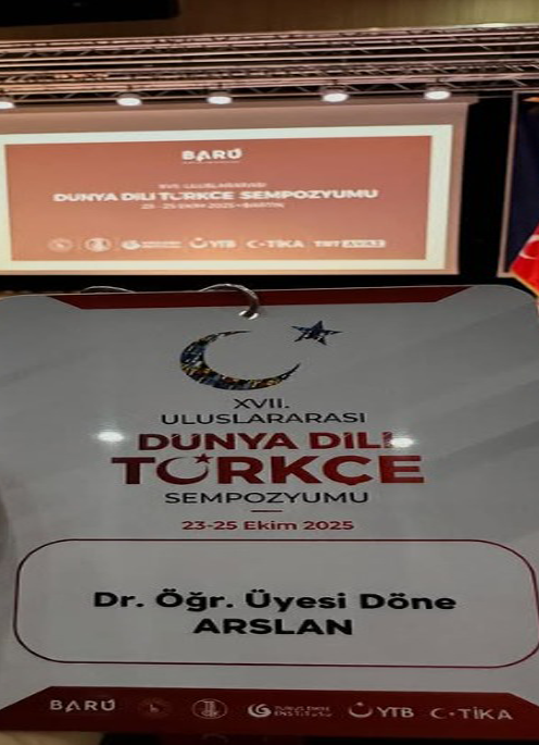 Türkçenin Uluslararası Zirvesi Bartın’da Toplandı: Bölümümüzden “XVII. Dünya Dili Türkçe Sempozyumu”na Akademik Katkı